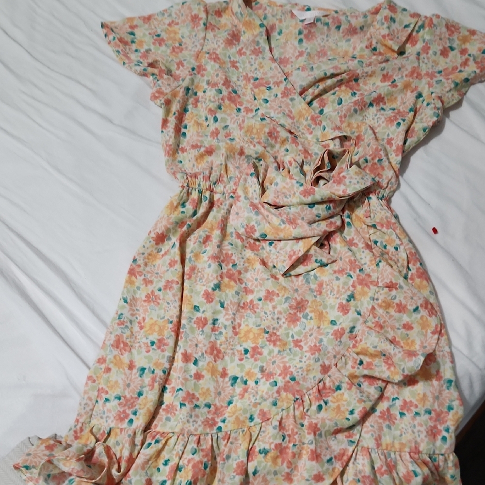 LC Lauren Conrad Floral Print Dress